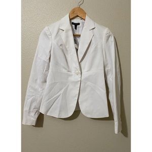 The limited blazer size zero texture white nwt